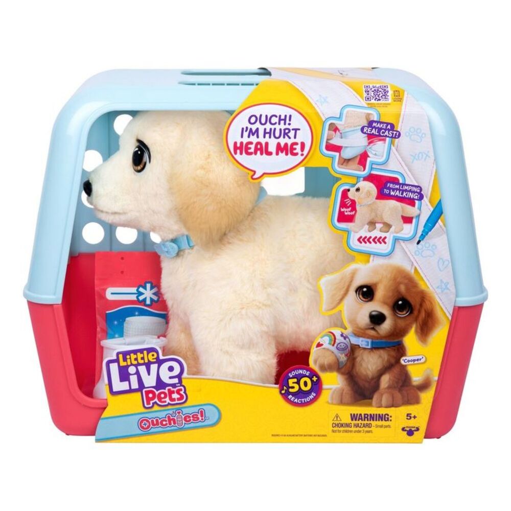 Little Live Pets -  Ouchies - Cooper The Retriever Pu White